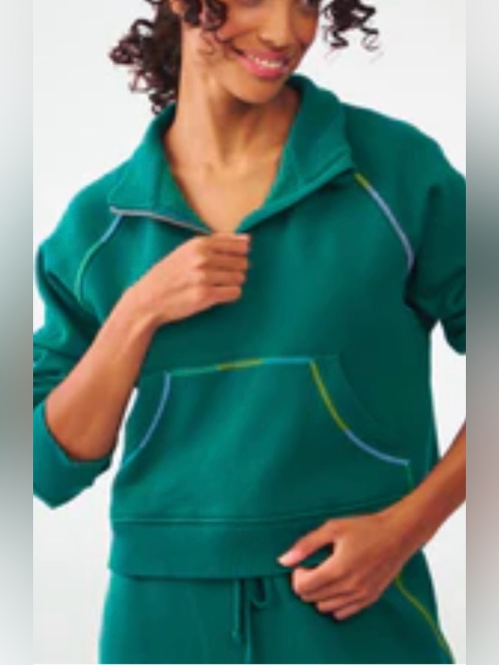 NWT, Roller Rabbit Matching Jogger Set, Size Small, Color Evergreen